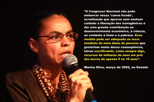 Marina Silva no Senado em 2002